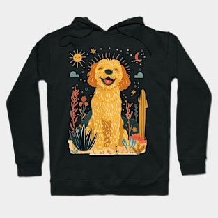 Happy GoldenDoodle Dog Hoodie